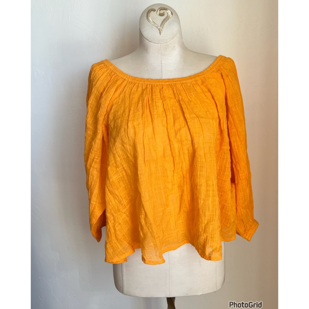 APIECE APART Tera Orange Gauzy Short  XS